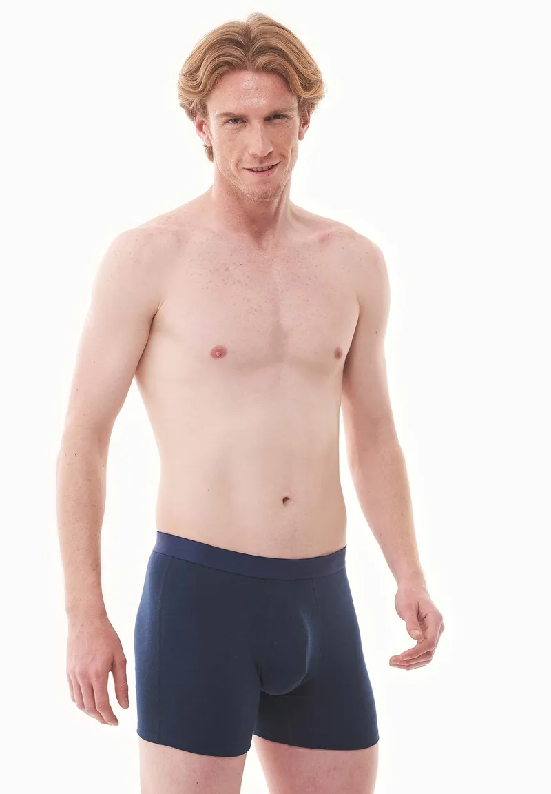 ORGANICATION ORGANICATION Herren vegan Brunno Boxer Brief Aus Bio-Baumwolle Und Tencel™ Modal Im 6er-Pack, Dunkelblau, – Produktbild 1 von 2