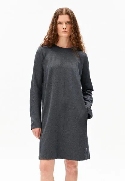 ARMEDANGELS ARMEDANGELS MAARILIANA Damen Jerseykleid aus LENZING ECOVERO Viskose Mix, Steel melange, – Produktbild 1 von 4