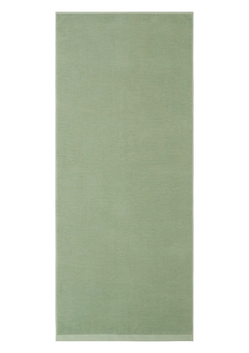 s.Oliver s.Oliver Saunatuch s. Oliver Saunatuch, Walkfrottier (1-St), weich & saugstark, Grün, – Produktbild 8 von 8