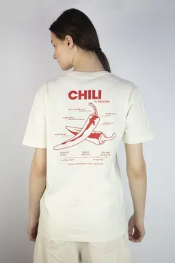 Kiwistories Kiwistories T-Shirt Unisex- 100%Org Baumwolle- Chili Print – Produktbild 1 von 1