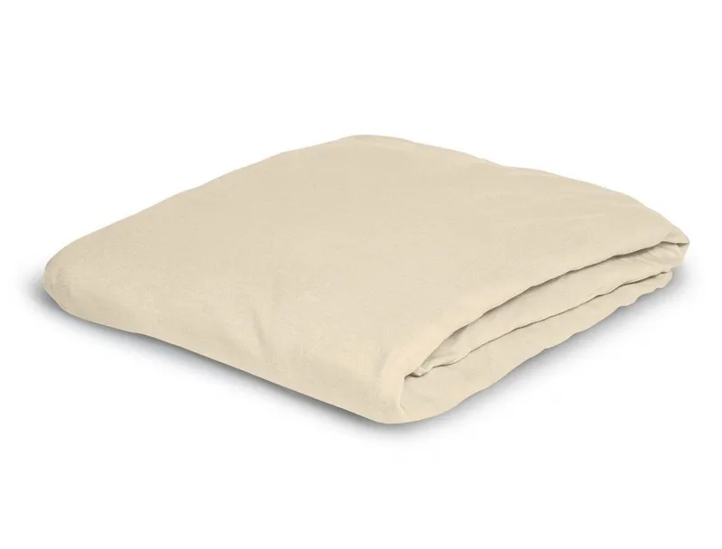 irisette irisette Spannbettlaken Kuschel Jersey Spannbettlaken Vesuv, Jersey, Gummizug: rundum, (1 Stück), mit Rundumgummizug, Beige, – Produktbild 7 von 8