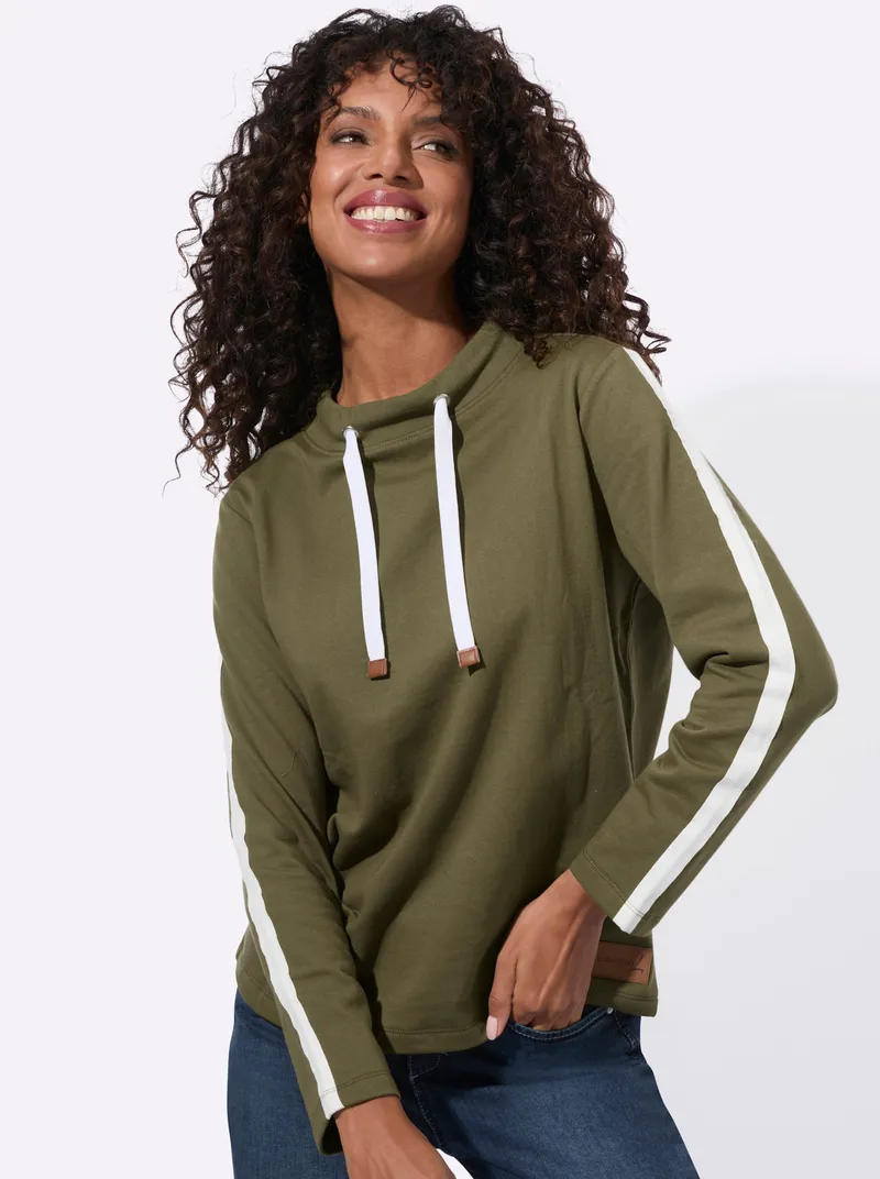 Witt Sweatshirt oliv, Oliv, – Produktbild 2 von 3