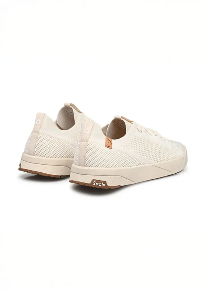 SAOLA SAOLA Damen vegan Sneaker Cannon Knit 2.0 Weiß, Weiß, – Produktbild 2 von 2