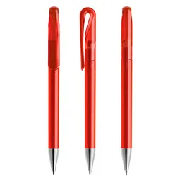 prodir prodir® Drehkugelschreiber DS1 TFS Twist, blaue Mine, rot – Produktbild 1 von 1