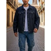 Will s Vegan Shop Will's Vegan Shop Recycelte Denim-Jacke Herren – Produktbild 1 von 1