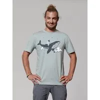 watapparel watapparel T-Shirt Unisex Spacewhale, Aloe, – Produktbild 1 von 1