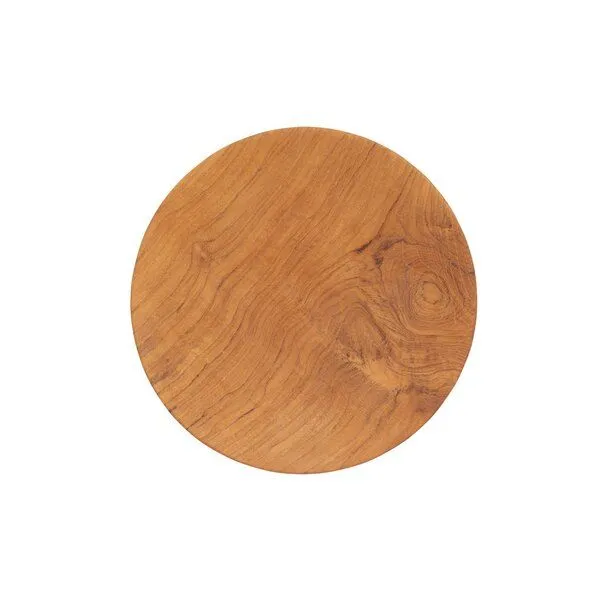 Originalhome Originalhome Handgefertigte Teakholz Teller, M – zero waste, vegan & fair produziert., Natur, – Produktbild 1 von 4