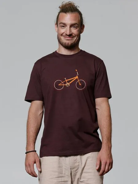 watapparel watapparel T-Shirt Unisex BMX, Red brown, – Produktbild 2 von 3
