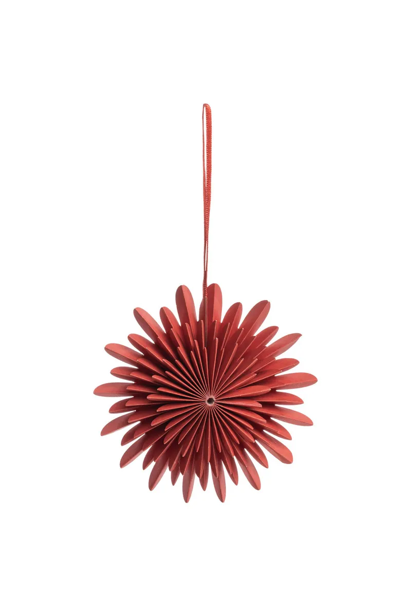 Tranquillo Papieranhänger RED FLAKE - rot – Produktbild 1 von 2