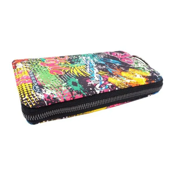 Seegarn Seegarn-Täschle / 2in1 Handy-Tasche und Geldbeutel (MB12), K2 - kette schwarz, – Produktbild 4 von 5