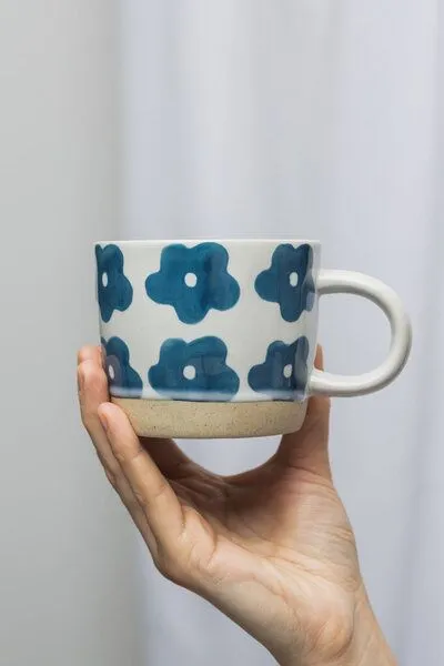 Tranquillo Tranquillo Tasse RUSTIC, Blau, – Produktbild 5 von 6