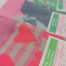 Fräulein Prusselise Fräulein Prusselise 3er spezial Socken Pack Pinki, Herz, Paradies, Blume, bunt – Produktbild 1 von 1