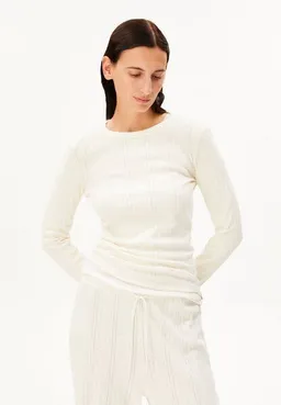 ARMEDANGELS ARMEDANGELS POINTELLE PYJAMA Damen Pointelle Pyjama Longsleeve aus 100% Bio-Baumwolle – Produktbild 1 von 1