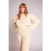 Baìge the Label Baìge the Label Damen vegan Strickpullover Cara, Beige, – Produktbild 3 von 3