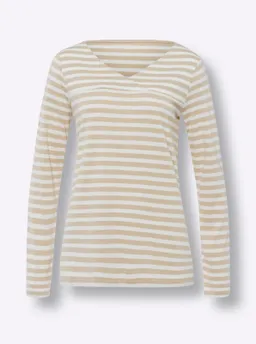 heine Ringelshirt sand-ecru-gestreift – Produktbild 1 von 1