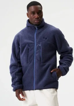 PINQPONQ pinqponq Fleece Jacket - Eternal Olive - Peat Black (Male) – Produktbild 1 von 1