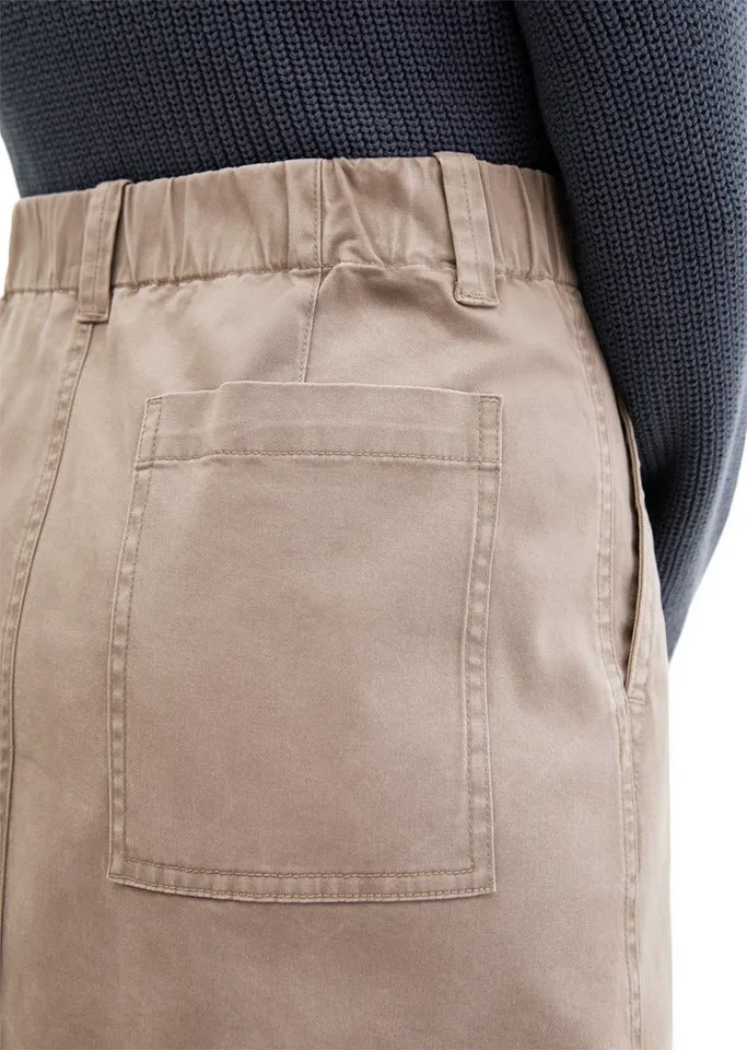 Marc O'Polo Marc O'Polo Webrock aus Brushed Cotton Twill, Braun, – Produktbild 4 von 5