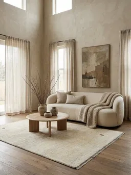 Rugtales Gabbeh Beige „Rugtales“ aus Schurwolle, 123x184 cm – Produktbild 1 von 1