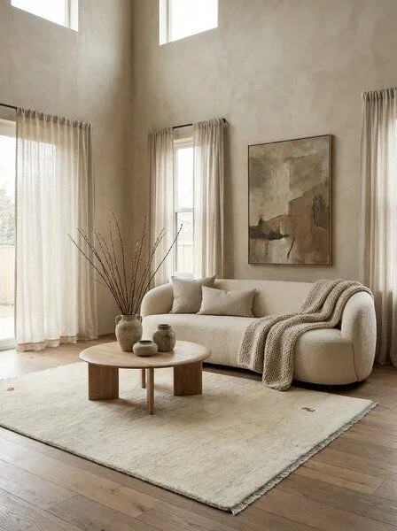 Rugtales Gabbeh Beige „Rugtales“ aus Schurwolle, 123x184 cm, Beige, – Produktbild 1 von 4