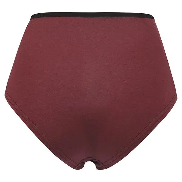 Frija Omina Frija Omina Bio Taillenslip `Lorehigh`, Aubergine (rot), – Produktbild 2 von 3