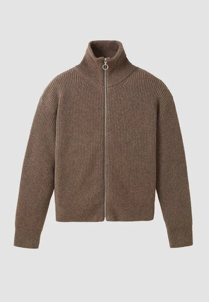 recolution Damen Strickcardigan aus Wolle und Baumwolle - TAPIOCA - recolution, Brown (braun), – Produktbild 2 von 3