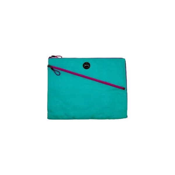 Smateria Smateria Laptophülle 15" Sothy, Smaragd/rosa (mehrfarbig), – Produktbild 1 von 2