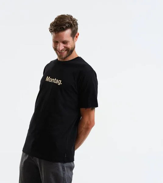 Gary Mash GARY MASH Shirt Montag. aus Biobaumwolle, Schwarz, – Produktbild 3 von 6