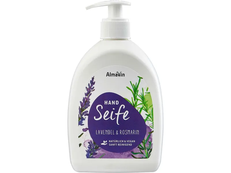 AlmaWin AlmaWin Flüssigseife "Lavendel & Rosmarin" Spender, 500 ml – Produktbild 1 von 1