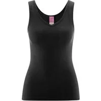 Living Crafts LIVING CRAFTS - Damen V-Neck-Trägertop - Schwarz (100% Bio-Baumwolle), Nachhaltige Mode, Bio Bekleidung – Produktbild 1 von 1