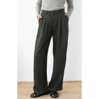 TWOTHIRDS TWOTHIRDS Damen vegan Hose Mesquida Dunkelgrün – Produktbild 1 von 1