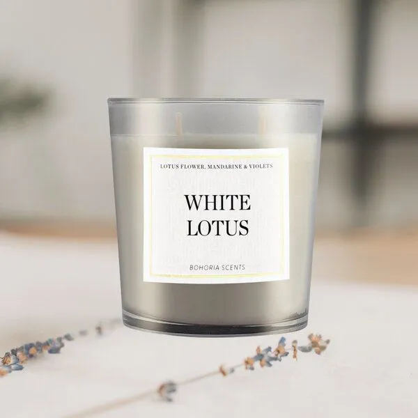 BOHORIA BOHORIA® Premium Signature Duftkerze White Lotus – Produktbild 1 von 3