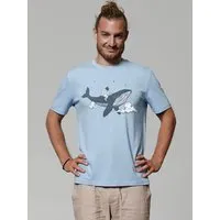 watapparel watapparel T-Shirt Unisex Spacewhale, Blue soul, – Produktbild 1 von 1