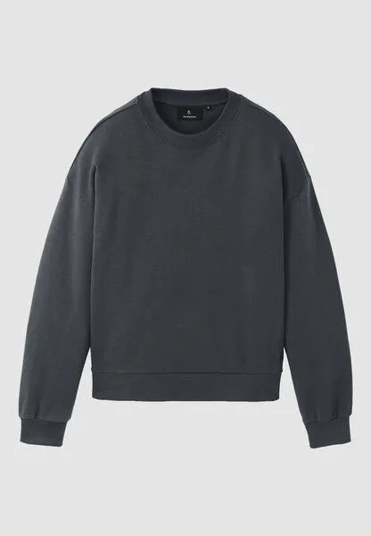 recolution Damen Sweatshirt aus Bio-Baumwolle - NERINE - recolution, Dark grey (grau), – Produktbild 1 von 1