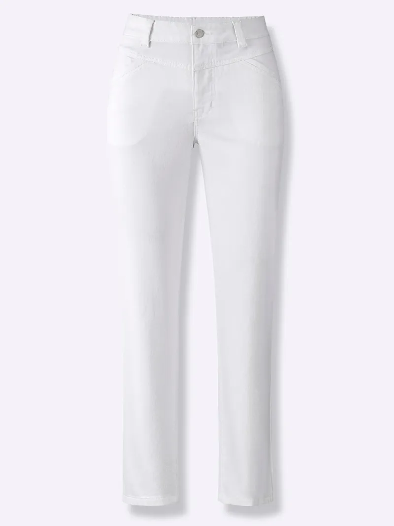 Witt 7/8-Jeans ecru, Ecru, – Produktbild 1 von 3