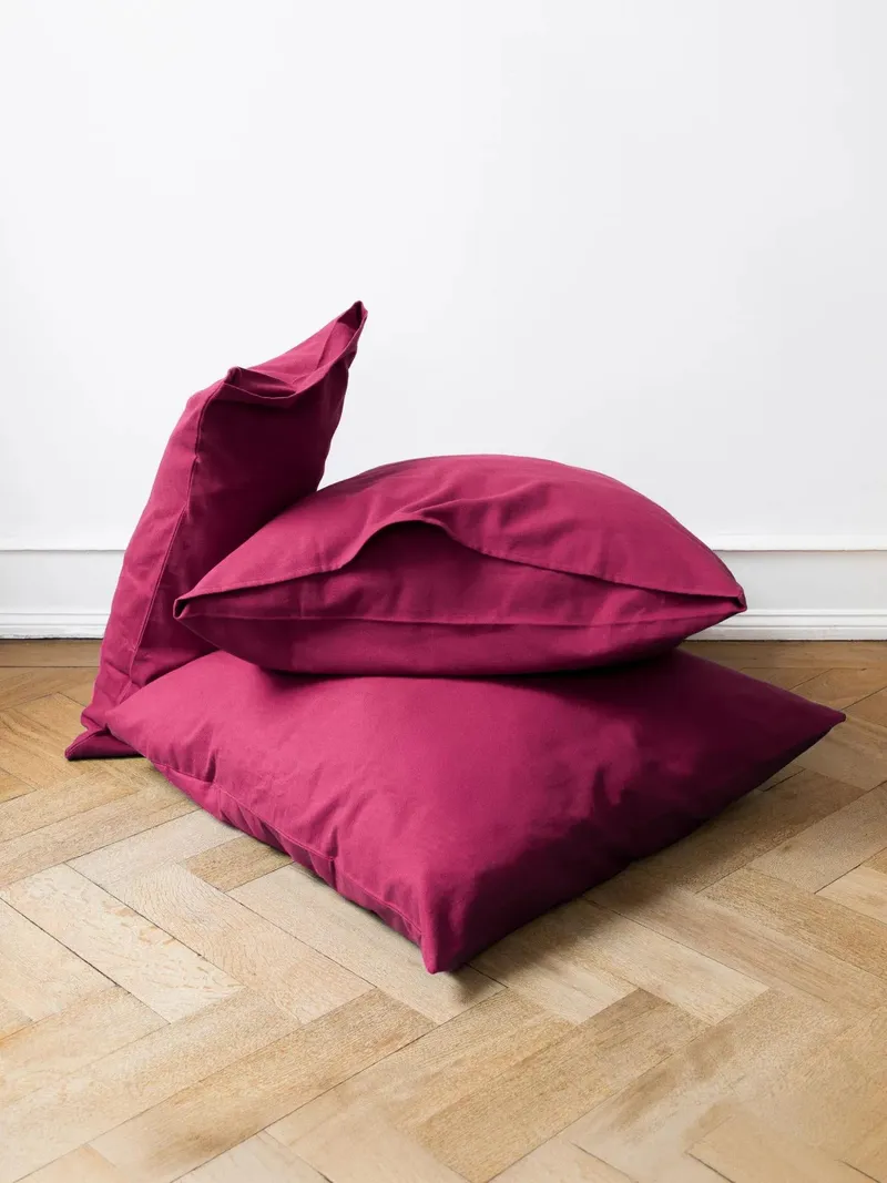 erlich textil erlich textil Cotton Select Kopfkissenbezug für Unisex aus Baumwolle-Flanell, Tannengrün, – Produktbild 3 von 3