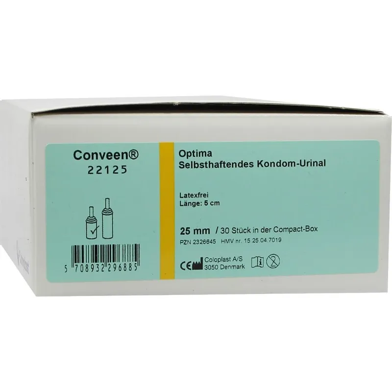 Coloplast CONVEEN Optima Kondom Urinal 5 cm 25 mm 22125 30 St Kondome – Produktbild 1 von 1