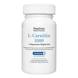 NatuGena NatuGena L-Carnitin 1000 Carnipure+Magnesium Vegan Kapseln – Produktbild 1 von 1