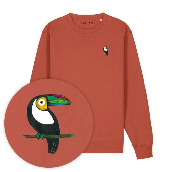 LIGARTI Pullover – Tukan – LIGARTI Tiermanufaktur, Hellgrau, – Produktbild 3 von 3