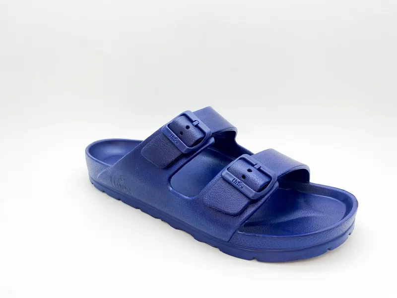thies thies 1856 Ecofoam Sandal Vegan Sandale, Blau, – Produktbild 3 von 5