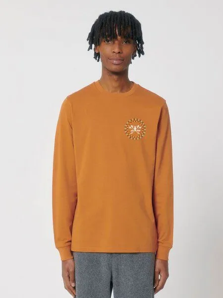 Zeachild Zeachild Tribal Longsleeve Unisex Biobaumwolle, Orange, – Produktbild 1 von 4