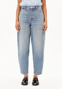 ARMEDANGELS ARMEDANGELS Weite Jeans BAARLY CARPENTER BARREL (Non-Stretch, Loose Fit) High waist – Produktbild 1 von 1