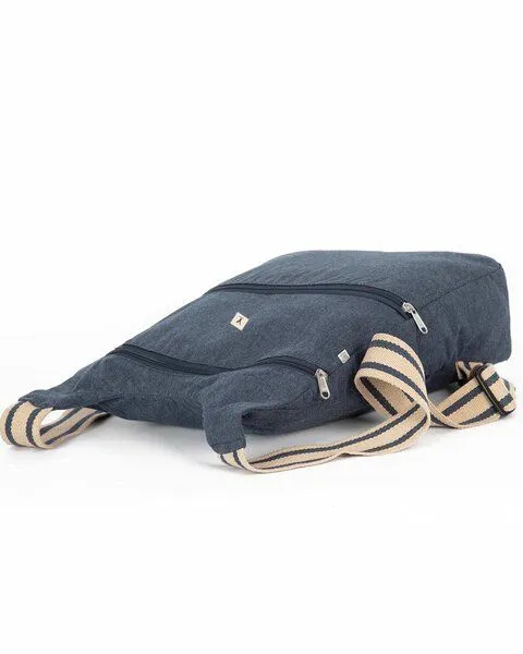 YTWOO YTWOO Rucksack aus recycelter Baumwolle/PET, Blau, – Produktbild 3 von 4