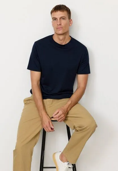 recolution Herren Chino mit Bundfalte aus Bio-Baumwoll Mix - OAK - recolution, Brown, – Produktbild 3 von 4