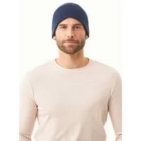 ORGANICATION ORGANICATION Unisex Strick-Beanie aus Bio-Baumwolle, Navy, – Produktbild 1 von 1
