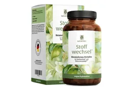 Naturtreu Stoffwechsel Kapseln, 120 er 120 St., 66 g, Durchdachte Entwicklung, Vegan, Laborgeprüft, Hochwertige Inhaltstoffe – Produktbild 1 von 1