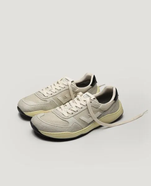 Flamingos Life Flamingos' Life ZERO Drop Barfußschuh - Sand olive/Taupe Vanilla/Ivory black, Schwarz, – Produktbild 2 von 4