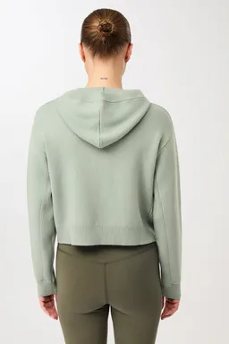 mandala MANDALA Damen vegan Jacke Knitted Hoodie Desert Green – Produktbild 1 von 1
