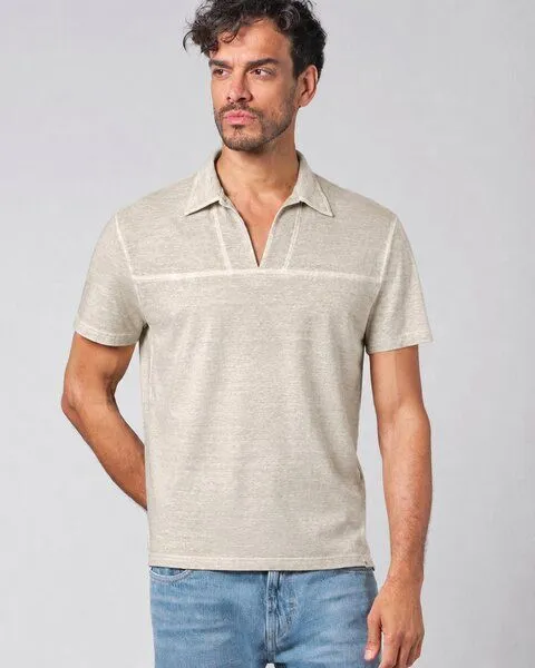 HempAge HempAge Herren T-Shirt Retro Hanf/Biobaumwolle, Distel(beige), – Produktbild 2 von 3