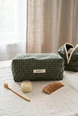 Jyoti - Fair Works Jyoti - Fair Works Baumwoll Kulturtasche Phavvaara – Produktbild 1 von 1