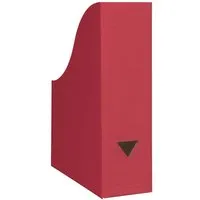Stehsammler "Color" aus Recyclingkarton DIN A5, rot – Produktbild 1 von 1